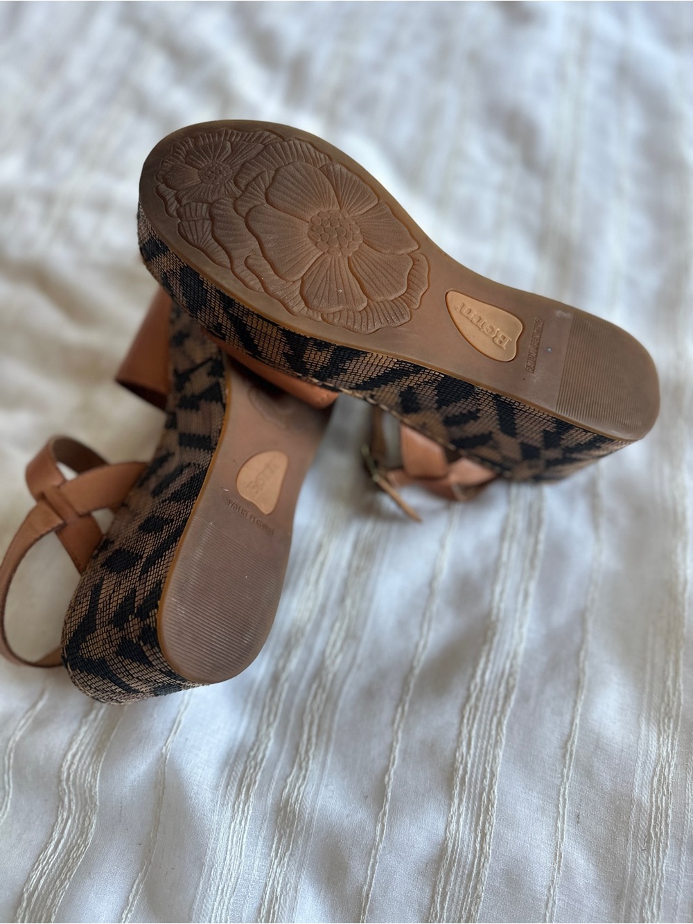 BORN Dorrah Leather Platform Wedge Sandal | Women’s 9 - Picture 9 of 9